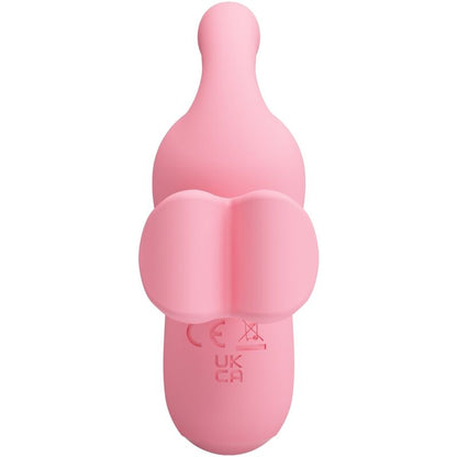 PRETTY LOVE Vibrador de Dedo e Sucker Magic Fairy 10 Funções, mostrando design compacto e cor rosa.