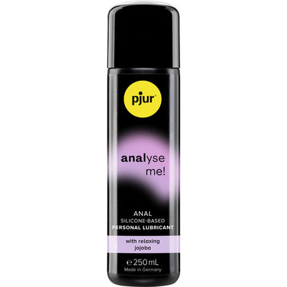 PJUR Gel Relaxante Anal Analyze Me Silicone Jojoba 250 ML para sexo anal confortável.