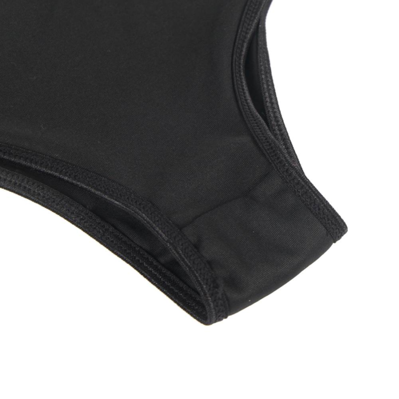 SUBBLIME Conjunto Lingerie Transparente com Tiras S/M, exibindo o design sedutor e o tecido delicado.