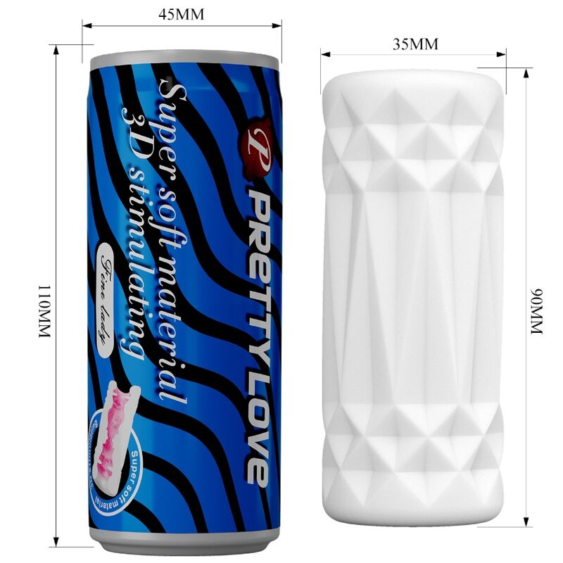 PRETTY LOVE Masturbador Masculino Efeito 3D Discreto