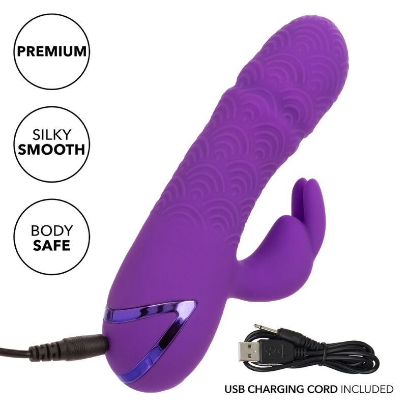 Vibrador de Conejo Doble Manhattan Beach Marvel Morado