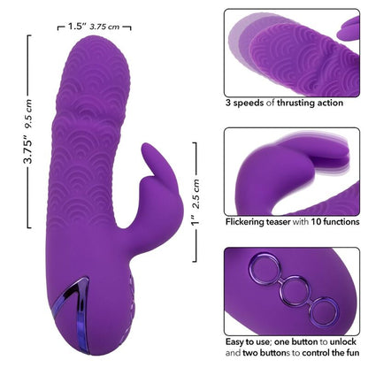 Vibrador de Conejo Doble Manhattan Beach Marvel Morado