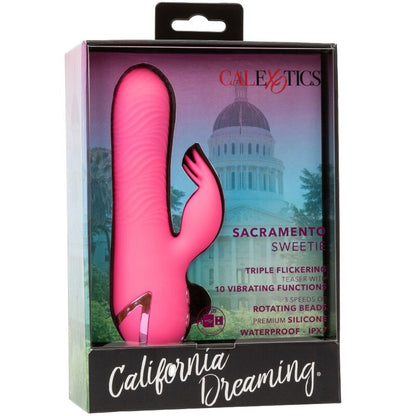 Vibrador Conejo de Silicona con Doble Estimulación Rotatoria y Vibratoria