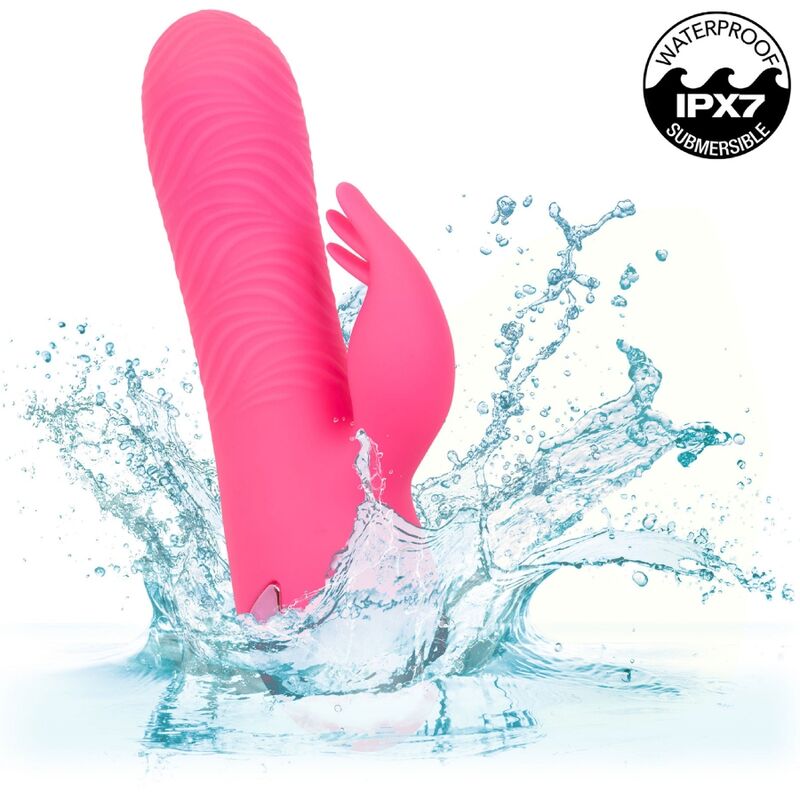 Vibrador Conejo de Silicona con Doble Estimulación Rotatoria y Vibratoria