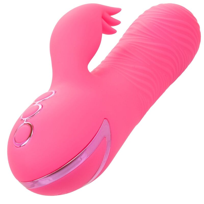 Vibrador Conejo de Silicona con Doble Estimulación Rotatoria y Vibratoria