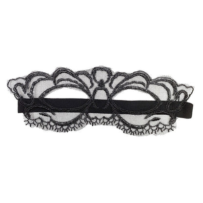 QUEEN LINGERIE - MASCARILLA DE ENCAJE FINO NEGRO