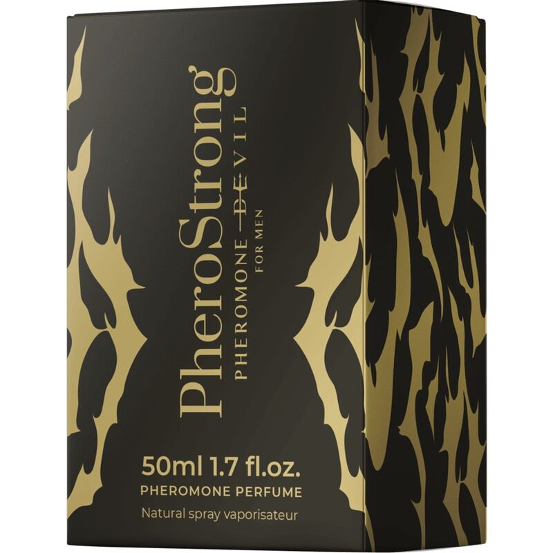 Frasco de PheroStrong Perfume de Feromônios Devil para Homem 50ml