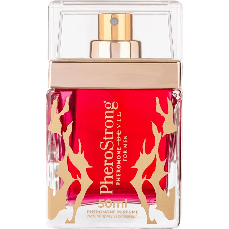 Frasco de PheroStrong Perfume de Feromônios Devil para Homem 50ml