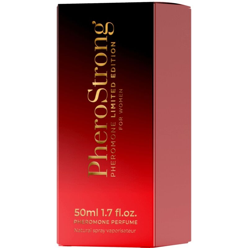 Frasco elegante de PheroStrong Perfume com Feromonas Edição Limitada Feminino 50ml