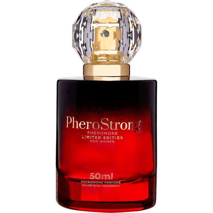 Frasco elegante de PheroStrong Perfume com Feromonas Edição Limitada Feminino 50ml