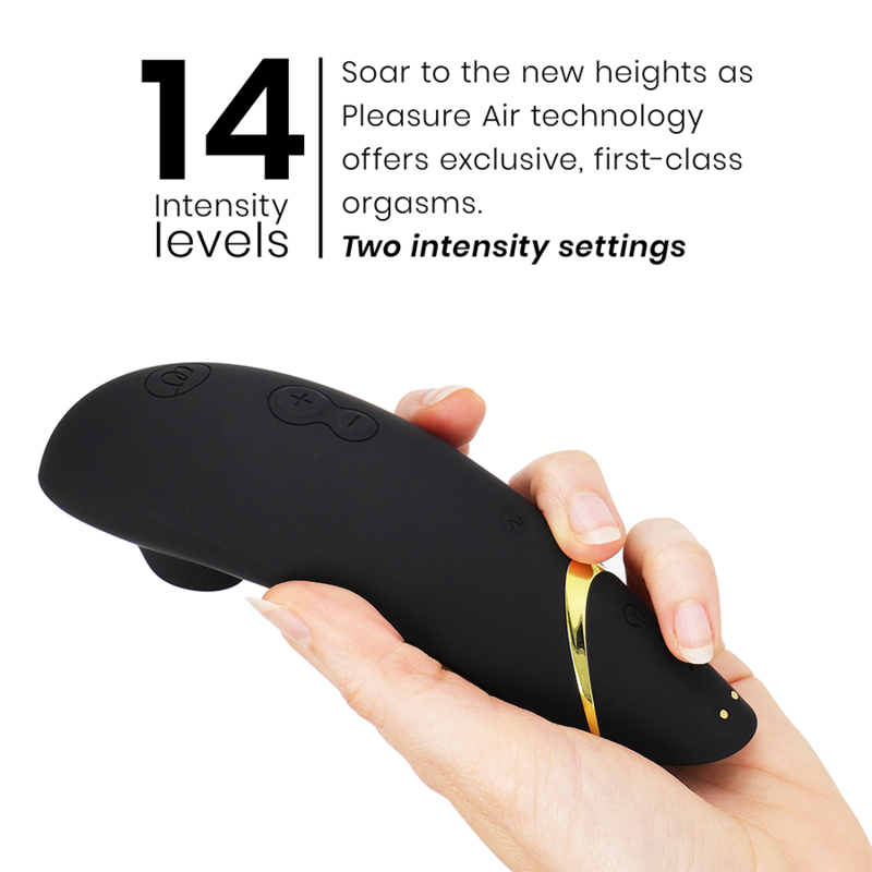 Womanizer Premium 2 Estimulador Clitoriano preto com Tecnologia Pleasure Air