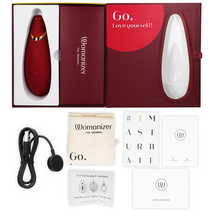 Womanizer Premium 2 Estimulador Clitoriano Bordeaux com Tecnologia Pleasure Air