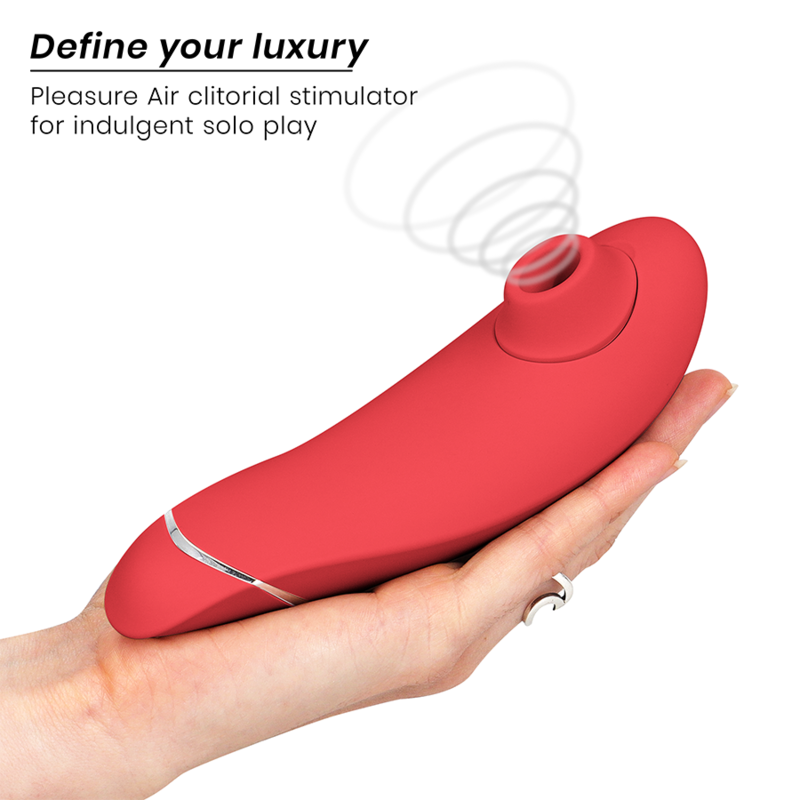 Womanizer Premium 2 Estimulador Clitoriano Raspberry com tecnologia Pleasure Air.