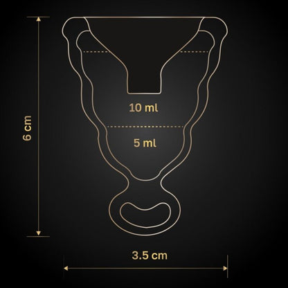G-VIBE - COPA MENSTRUAL GCUP NEGRA