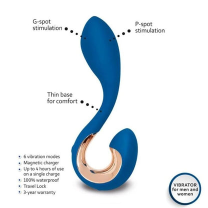 G-VIBE - Vibrador GPOP 2 GEP Blue Dot Indigo