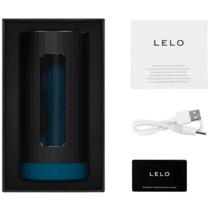 LELO Masturbador Masculino F1S V3 Teal XL com design ergonómico e detalhes de silicone.