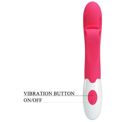 ROMANCE - VIBRADOR Y ESTIMULADOR ROSA DE 30 VELOCIDADES