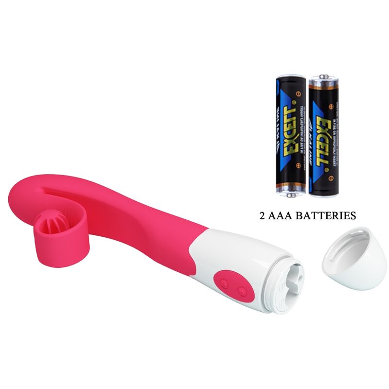 ROMANCE - VIBRADOR Y ESTIMULADOR ROSA DE 30 VELOCIDADES