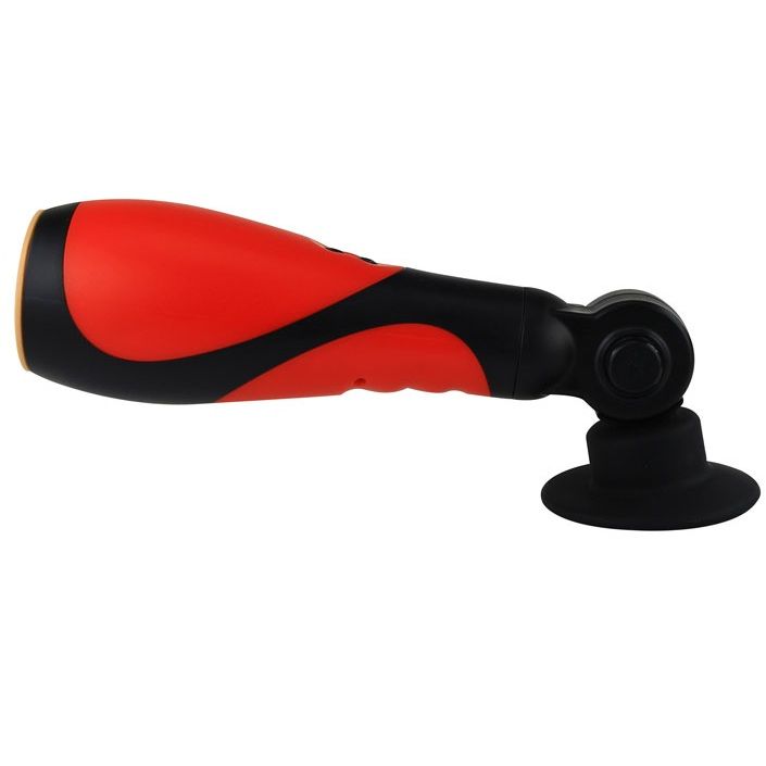 Detalhe do BAILE Masturbador Masculino Amante de Sexo Oral com 30V e Adaptador, mostrando o design ergonómico e a textura do silicone.