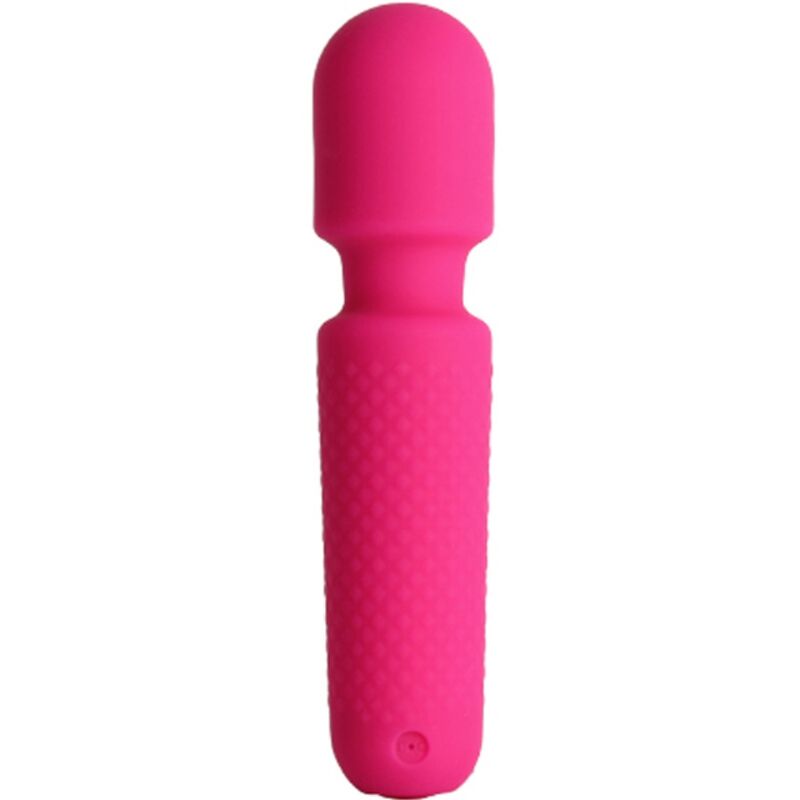 Armony Vibrador e Massageador Recarregável Mini Varinha Rosa em silicone macio com 10 vibrações.