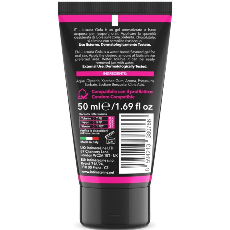 GEL SABOR CEREZA PARA SEXO ORAL 50 ML