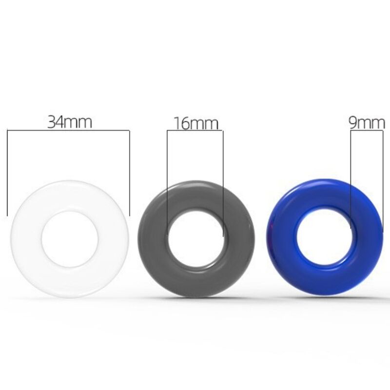 Anel peniano ARMONY Titan Love Donut em silicone, em múltiplas cores