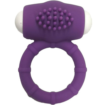 Anel Vibrador ARMONY Power Silicone Roxo, detalhes do material premium e design ergonômico.
