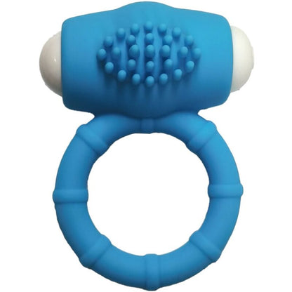 ARMONY Anel Vibrador Power em Silicone Verde, detalhe da textura e design ergonómico.