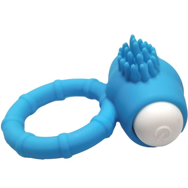 ARMONY Anel Vibrador Power em Silicone Verde, detalhe da textura e design ergonómico.