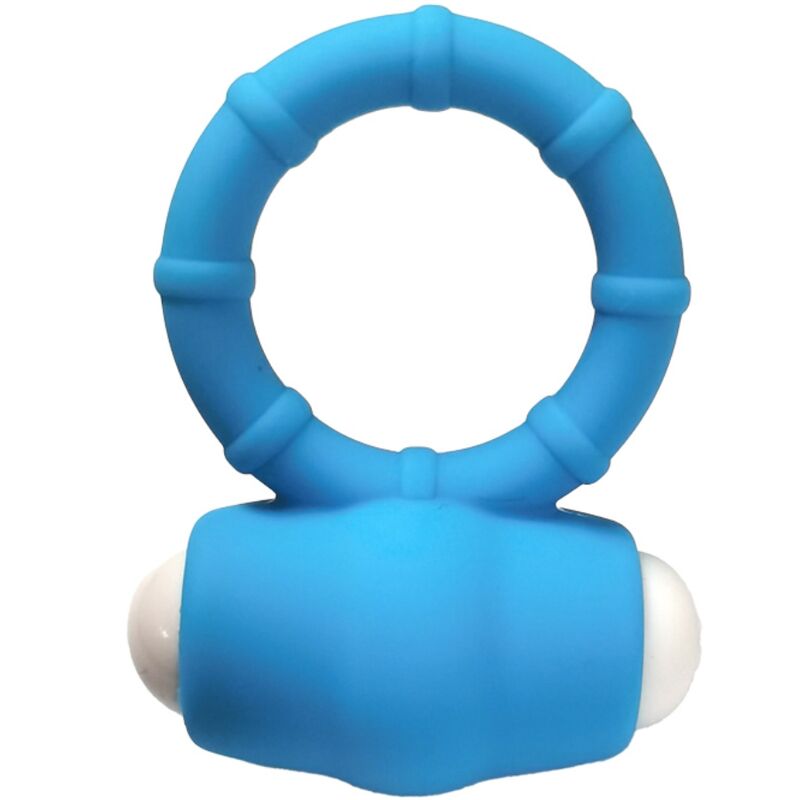 ARMONY Anel Vibrador Power em Silicone Verde, detalhe da textura e design ergonómico.