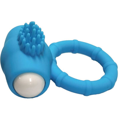ARMONY Anel Vibrador Power em Silicone Verde, detalhe da textura e design ergonómico.