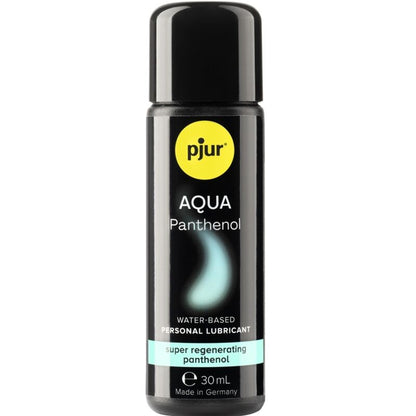 Pjur Lubrificante À Base de Água Aqua Pantenol 30 ML, para hidratação e lubrificação íntima.