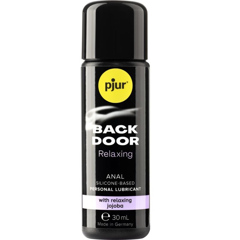 Pjur Lubrificante Anal Relaxante Back Door Jojoba 30ml para conforto íntimo
