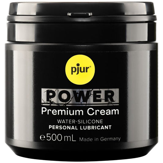Pjur Power Premium Creme Lubrificante Pessoal 500ml para prazer duradouro e intenso.