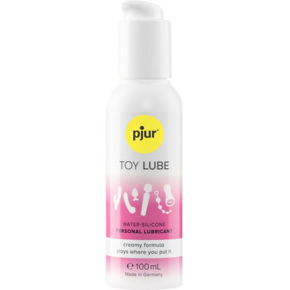 PJUR Lubrificante Woman Toy Lube 100ml, frasco do lubrificante à base de água para brinquedos sexuais.