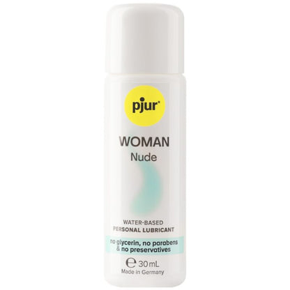 Lubrificante PJUR Woman Nude à base de água neutro 30 ML para pele sensível.