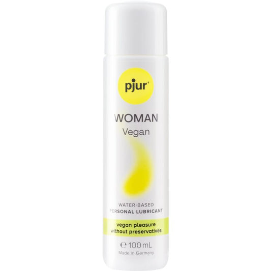 Frasco de PJUR WOMAN Vegan Lubrificante À Base de Água 100ml