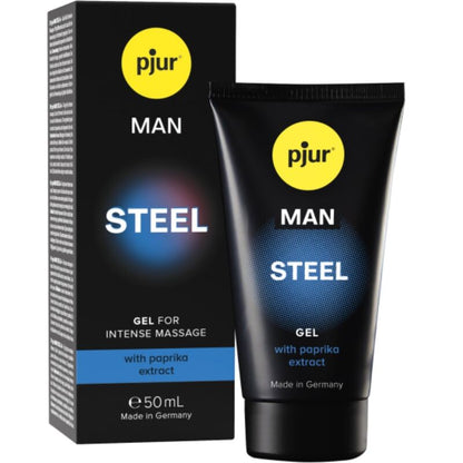 PJUR Man Gel Estimulante com Extrato de Páprica 50ml, para revitalização e massagem íntima masculina