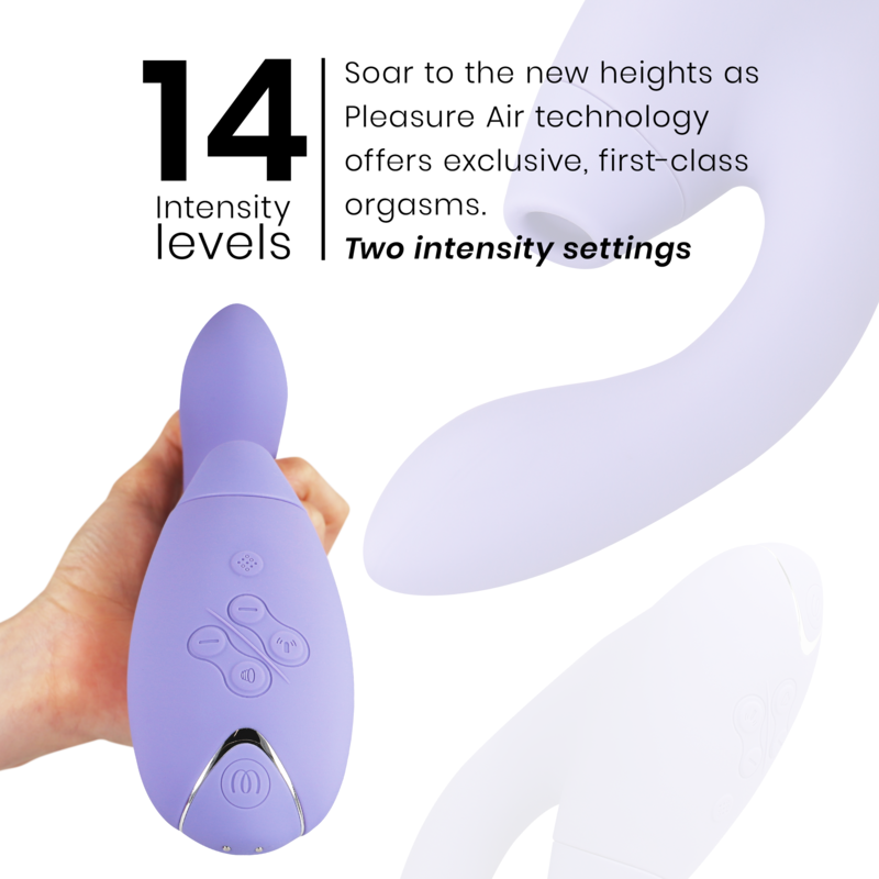 Womanizer Duo 2 Estimulador Duplo Lilás com tecnologia Pleasure Air