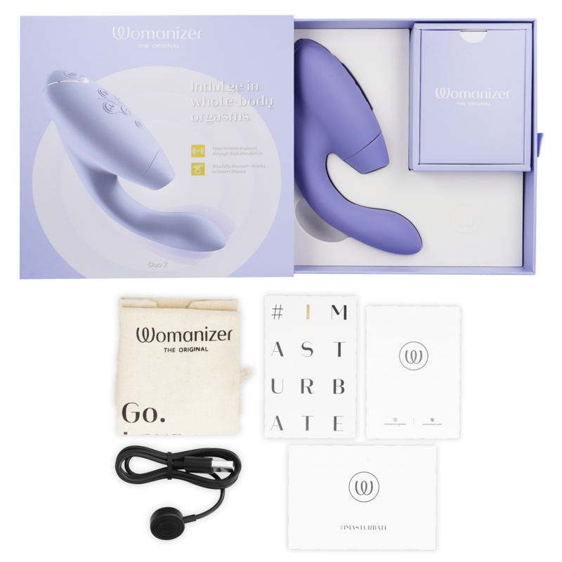 Womanizer Duo 2 Estimulador Duplo Lilás com tecnologia Pleasure Air