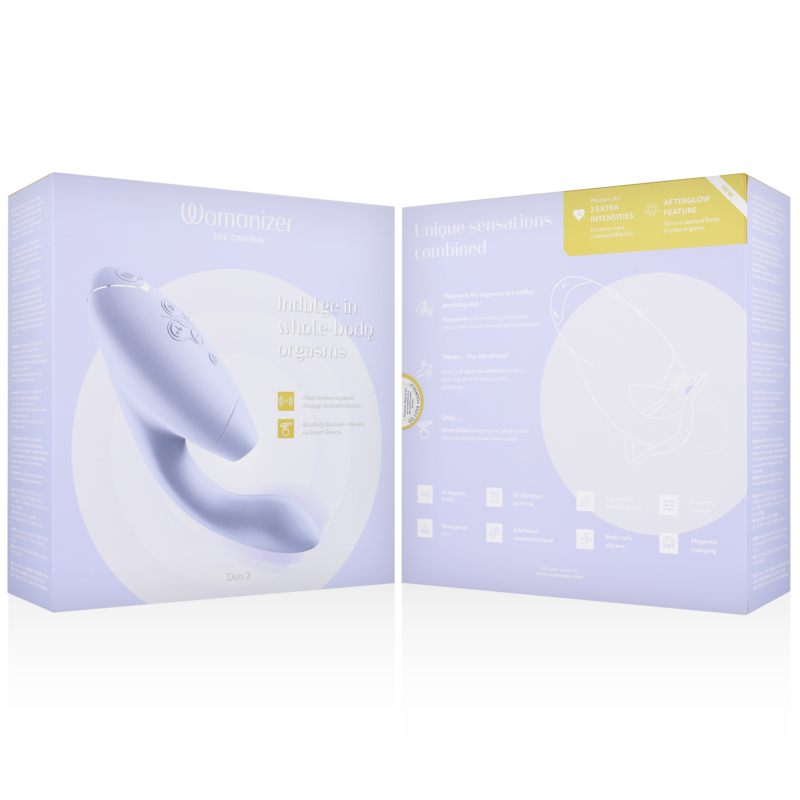 Womanizer Duo 2 Estimulador Duplo Lilás com tecnologia Pleasure Air
