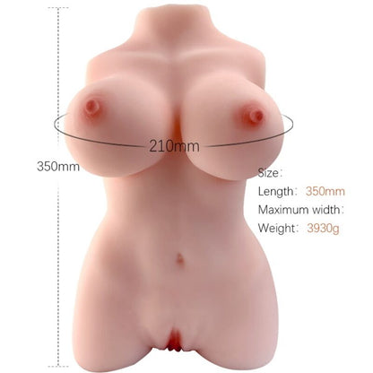 Armony Torso Feminino Realista Modelo 3 em TPE para experiência de prazer autêntica e detalhada.