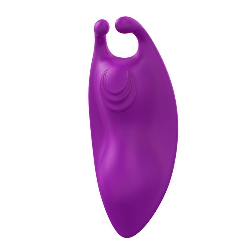 Calcinha vibratória ARMONY Honeybee com controle remoto e estimulação G-Spot, na cor roxa.