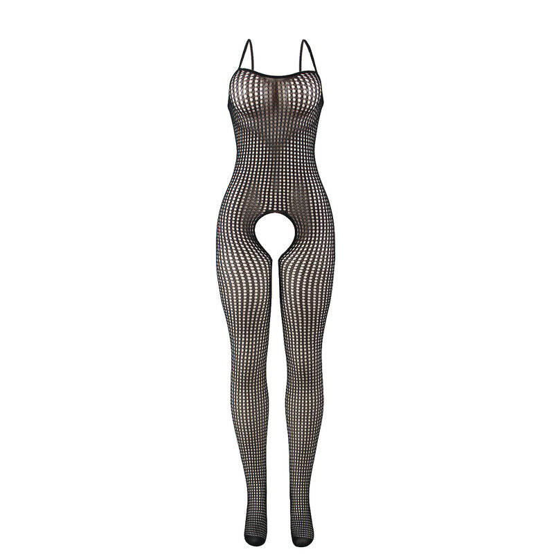 Body de rede elástica preto Subblime sem virilha em modelo