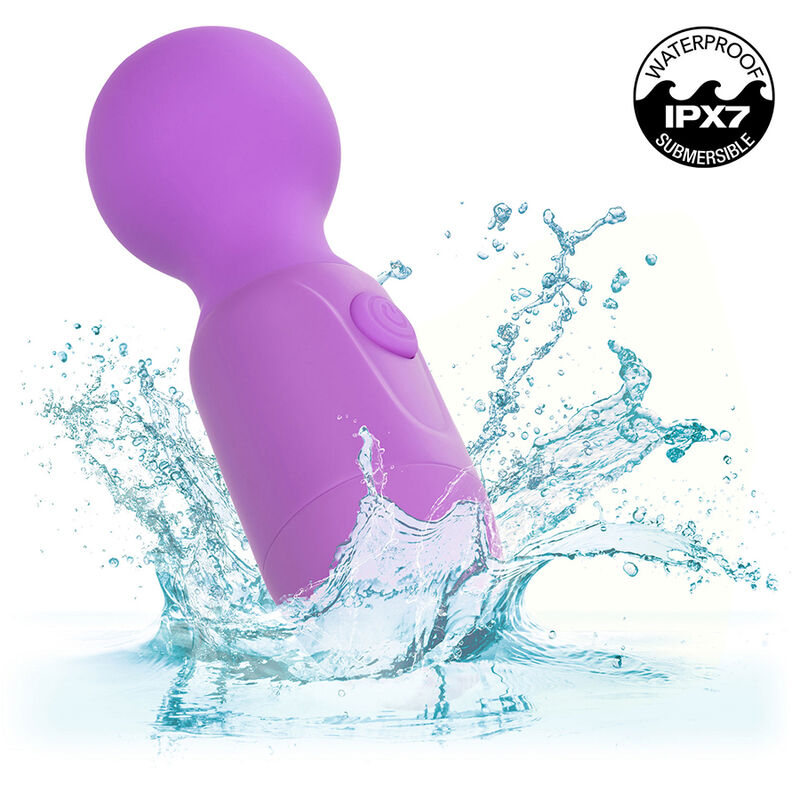 Vibrador Recargable con 10 Vibraciones y Cuello Flexible Morado