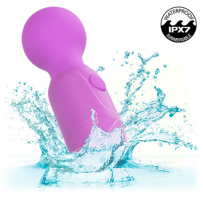 Vibrador Recargable con 10 Vibraciones y Cuello Flexible Morado