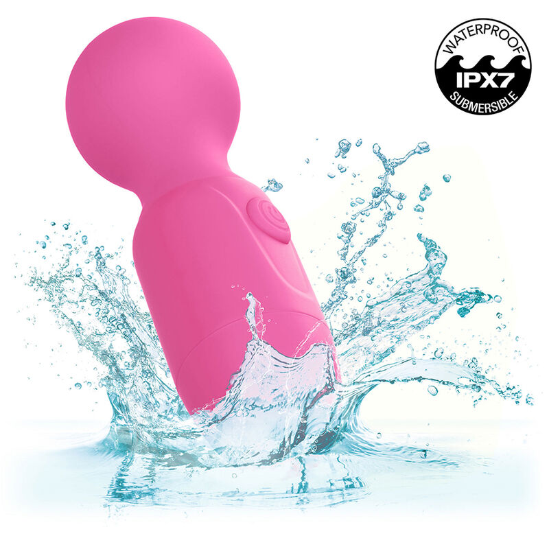 Masajeador Recargable First Time con 10 Vibraciones Rosa