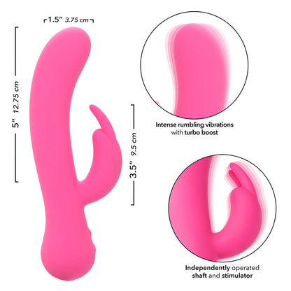 Vibrador Conejo Recargable First Time Rosa