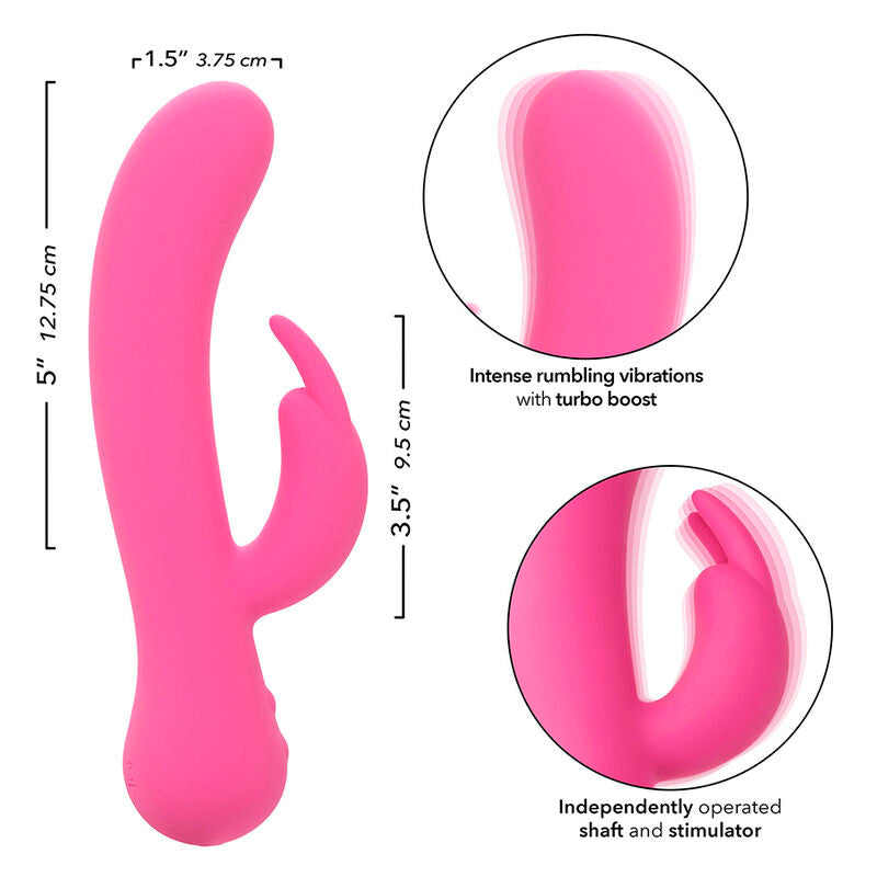 Vibrador Conejo Recargable First Time Rosa