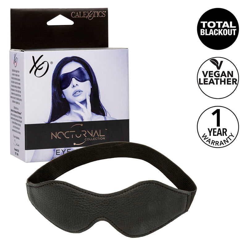 Máscara de Ojos Nocturnal en PVC y Cuero